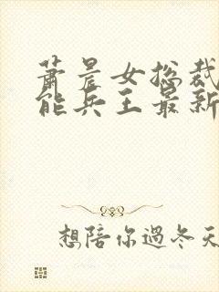 萧晨女总裁的全能兵王最新更新完