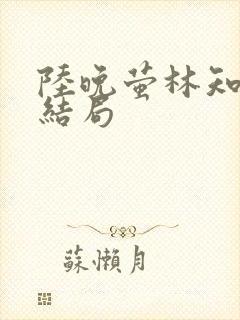 陆晚萤林知珩大结局