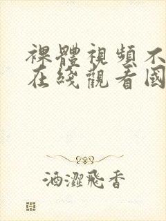 裸体视频不遮挡在线观看国产