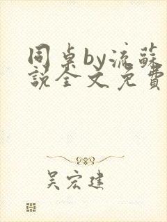 同桌by流苏小说全文免费阅读无错别字