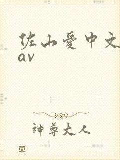 佐山爱中文字幕av