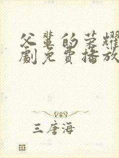 父辈的荣耀电视剧免费播放在线观看