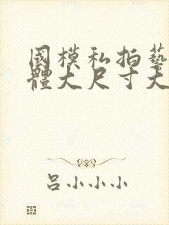 国模私拍艺术人体大尺寸大胆西西g0g0