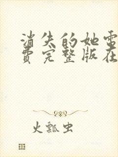 消失的她电影免费完整版在线观看封面