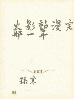 火影动漫完结是哪一年封面