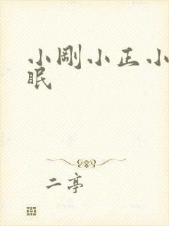 小刚小正小柔催眠封面