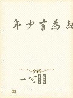 年少有为 结局封面