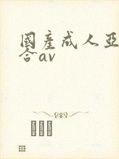 国产成人亚洲综合av封面