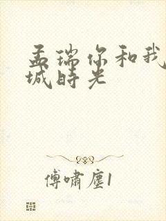 孟瑞你和我的倾城时光