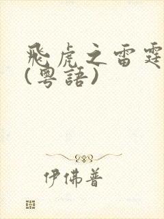 飞虎之雷霆极战(粤语)