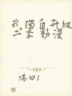 我独自升级 第二季 动漫