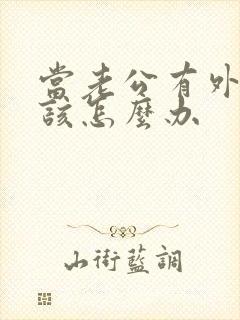 当老公有外遇应该怎么办