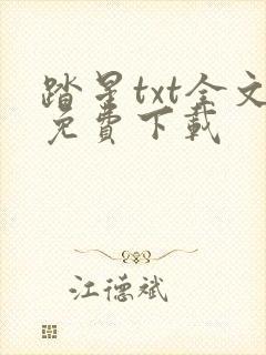 踏星txt全文免费下载