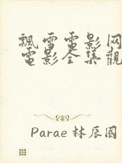 飘雪电影网高清电影全集观看封面