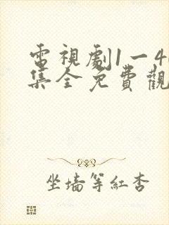 电视剧1一40集全免费观看