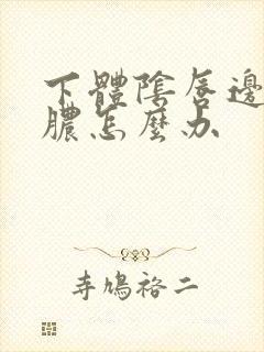 下体阴唇边流黄脓怎么办