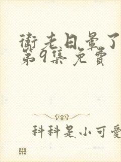 卫老日晕了淑蓉第9集免费