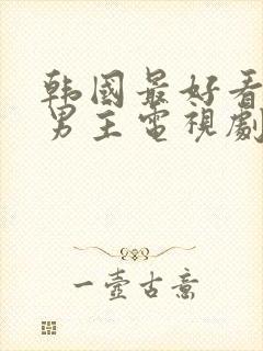 韩国最好看的双男主电视剧