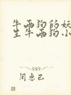 牛两狗的妖孽人生牛两狗小说封面
