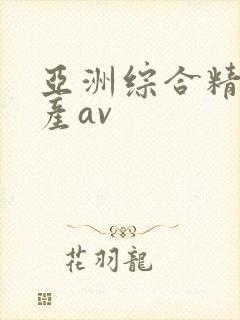 亚洲综合精品国产av