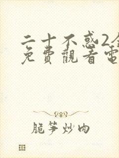 二十不惑2全集免费观看电视剧