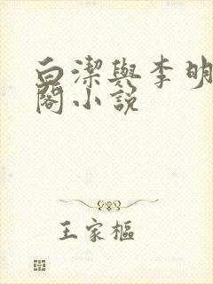 白洁与李明笔趣阁小说封面