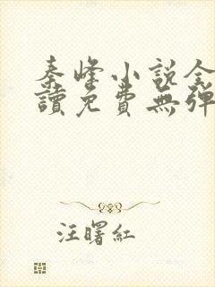 秦峰小说全文阅读免费无弹窗