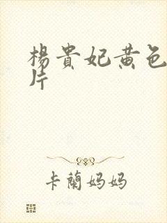 杨贵妃黄色一级片