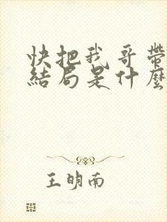 快把我哥带走大结局是什么