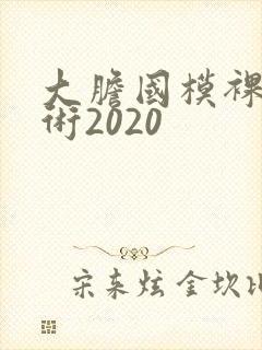 大胆国模裸体艺术2020