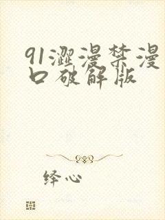 91涩漫禁漫入口破解版封面