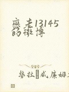 恋老13145的微博