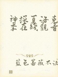 神探夏洛克第二季在线观看免费封面