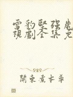 雪豹坚强岁月电视剧全集免费看封面