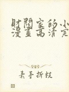 财阀家的小儿子漫画高清完整版