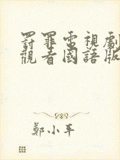 罚罪电视剧免费观看国语版全集