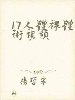 17人体裸体艺术视频