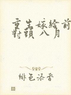 重生嫁给前夫死对头 八月
