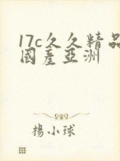 17c久久精品国产亚洲