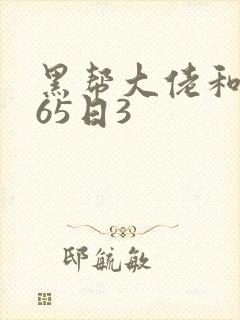 黑帮大佬和我365日3