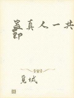 蛊真人一共多少节