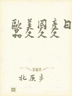 欧美国产日韩精品久久久封面