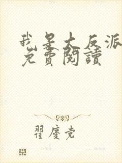 我是大反派小说免费阅读