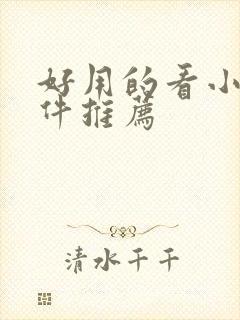 好用的看小说软件推荐