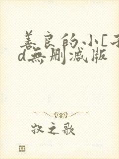 善良的小[子hd无删减版