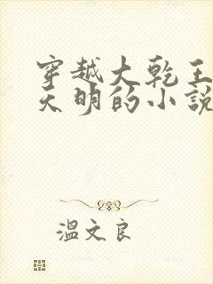 穿越大乾王朝宋天明的小说