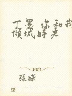 丁墨 你和我的倾城时光