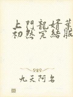 上门龙婿叶辰萧初然完结版免费封面