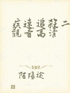 疾速追杀二在线观看高清封面