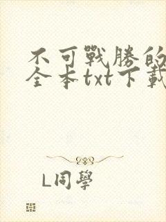不可战胜的夏天全本txt下载